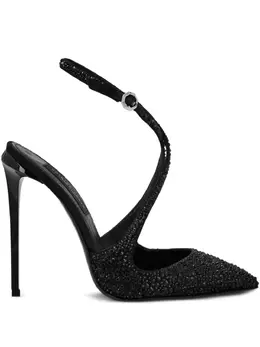 Philipp Plein: Чёрные туфли  Crystal