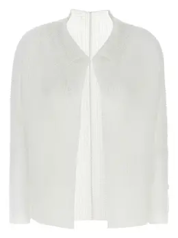 Issey Miyake: Белый кардиган 