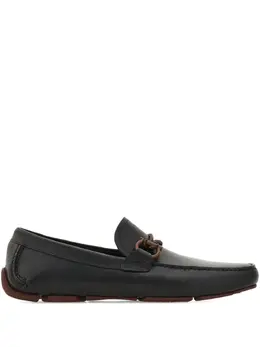 Ferragamo: Чёрные туфли  Gancini