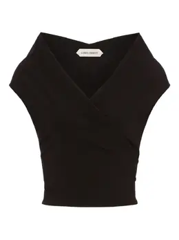 Alberta Ferretti: Топ из шерсти 