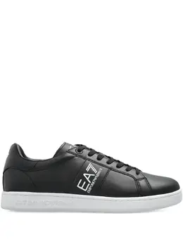 Ea7 Emporio Armani: Чёрные кроссовки 