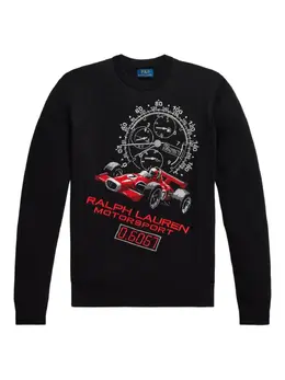 Polo Ralph Lauren: Чёрный свитер 
