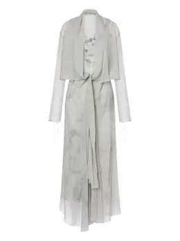 Alberta Ferretti: Шёлковое платье 