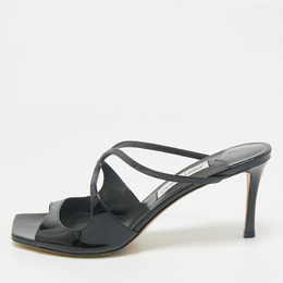 Jimmy Choo: Чёрные сандалии  Lance