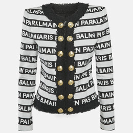 Balmain: Белый жакет 