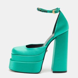 Versace: Зелёные туфли 