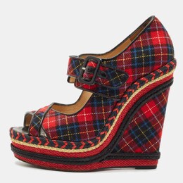 Christian Louboutin: Многоцветные туфли 