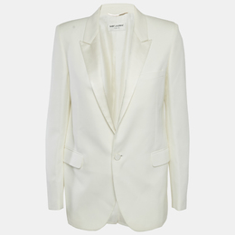 Saint Laurent Paris: Белый жакет 
