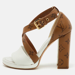 Louis Vuitton: Белые сандалии 