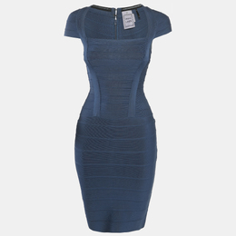 Herve Leger: Голубое платье 