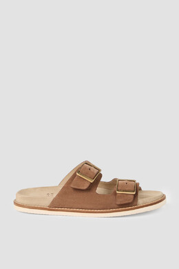 Brunello Cucinelli: Светлые шлёпанцы 