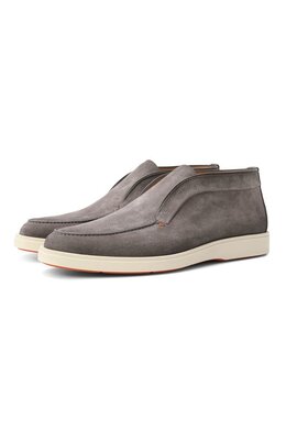 Santoni: Серые ботинки 
