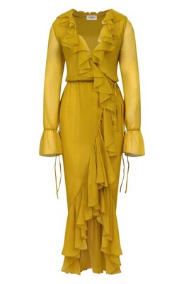 Saint Laurent: Шёлковое платье 