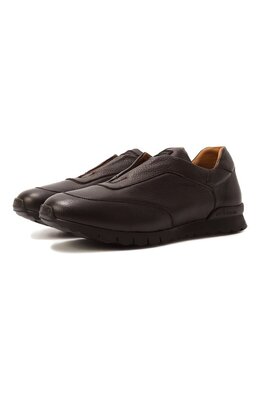 Kiton: Коричневые кроссовки 