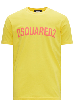 DSQUARED2: Жёлтая футболка 