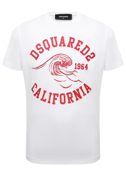 DSQUARED2: Белая футболка 