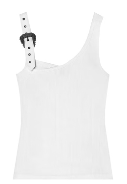 VERSACE JEANS COUTURE: Белый топ 