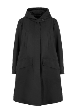 EMPORIO ARMANI: Чёрный плащ 