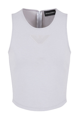 EMPORIO ARMANI: Фиолетовый топ 