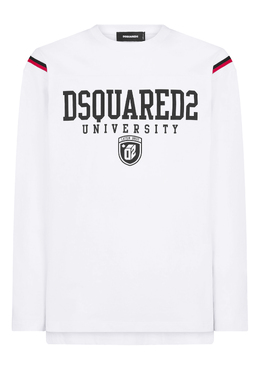 DSQUARED2: Белый свитшот 