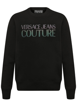 VERSACE JEANS COUTURE: Чёрный свитшот 