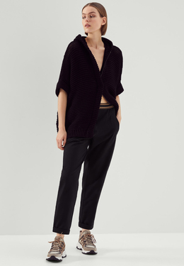 BRUNELLO CUCINELLI: Чёрный топ 