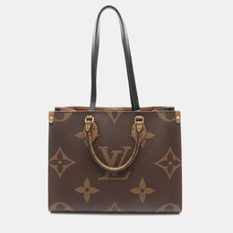 Louis Vuitton: Коричневая сумка-шоппер 