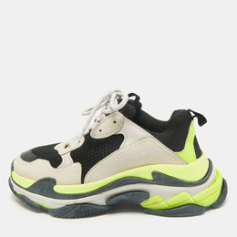 Balenciaga: Многоцветные кроссовки  Triple S