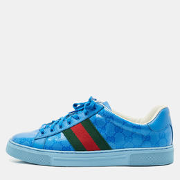 Gucci: Голубые кроссовки  Ace