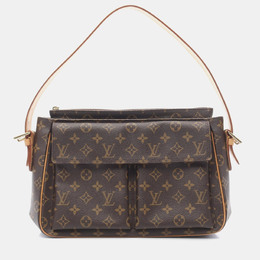 Louis Vuitton: Коричневая сумка 