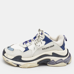 Balenciaga: Многоцветные кроссовки  Triple S