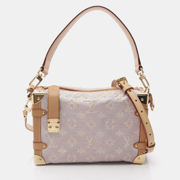 Louis Vuitton: Розовая сумка на руку 