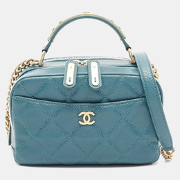 Chanel: Зелёная сумка на руку 