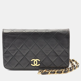 Chanel: Чёрная сумка через плечо 