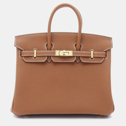 Hermes: Коричневая сумка  Birkin 25
