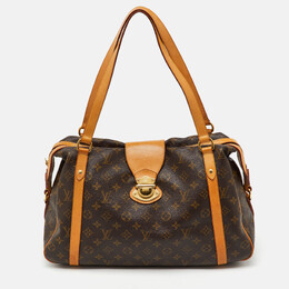 Louis Vuitton: Коричневая сумка 