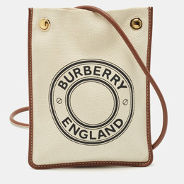 Burberry: Коричневая сумка через плечо 