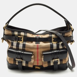 Burberry: Коричневая сумка  House Check