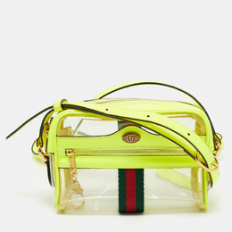 Gucci: Зелёная сумка через плечо  Ophidia