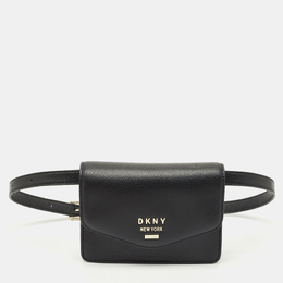 Dkny: Чёрная поясная сумка 