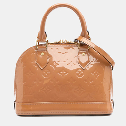 Louis Vuitton: Коричневая сумка  Alma BB