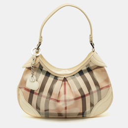 Burberry: Бежевая сумка  House Check