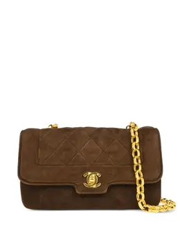 CHANEL Pre-Owned: Коричневая сумка 