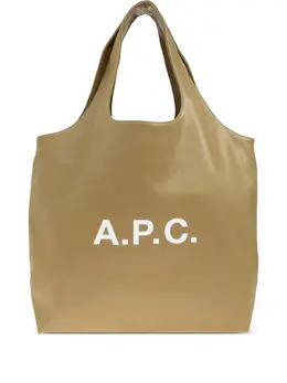 A.P.C.: Сумка-шоппер с принтом 