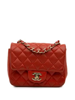 CHANEL Pre-Owned: Оранжевая сумка через плечо 