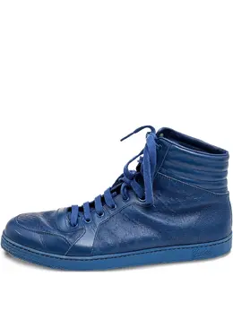 Gucci Pre-Owned: Голубые кроссовки 