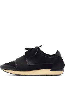 Balenciaga Pre-Owned: Чёрные кроссовки 