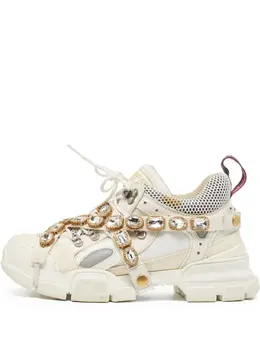 Gucci Pre-Owned: Белые кроссовки 
