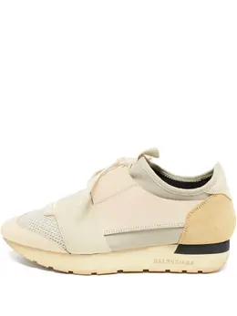 Balenciaga Pre-Owned: Светлые кроссовки 