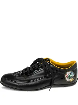 Gucci Pre-Owned: Чёрные кроссовки 